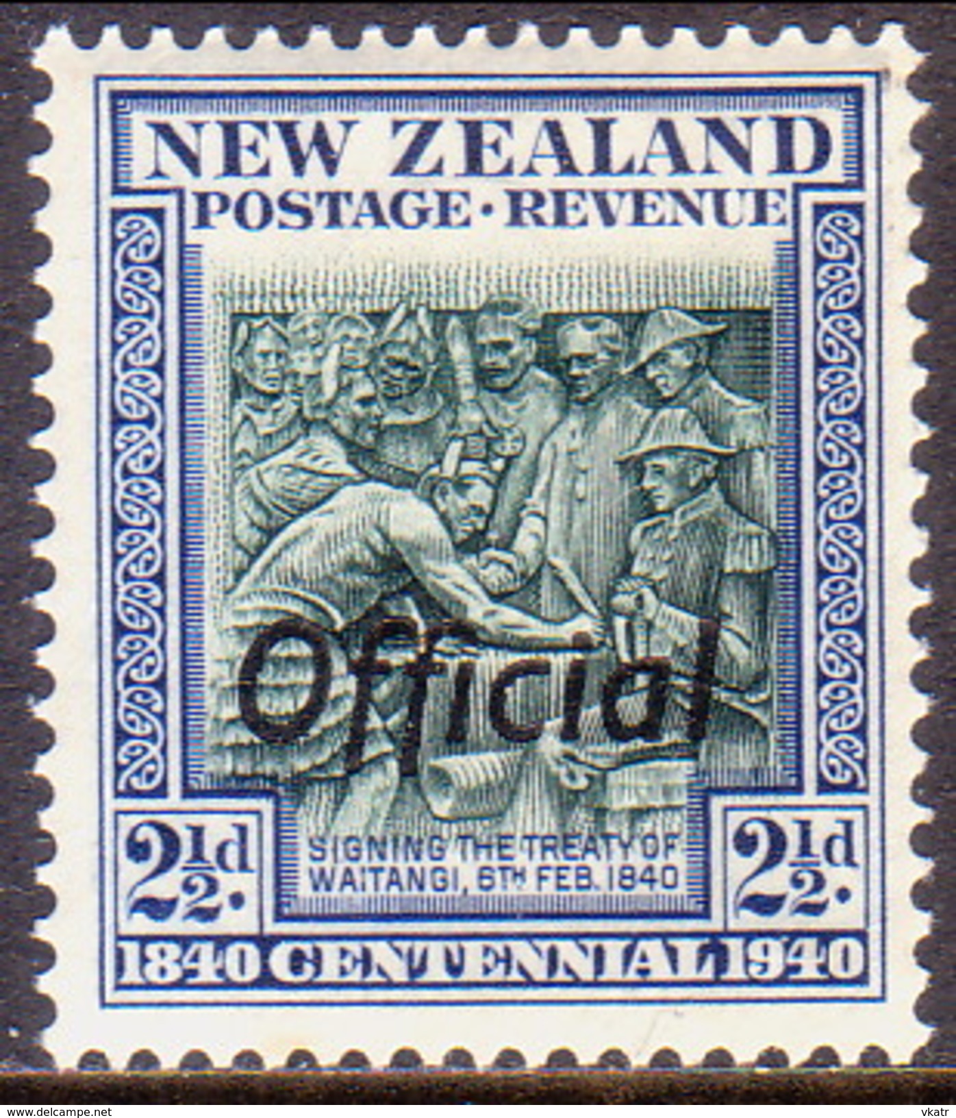 NEW ZEALAND 1940 SG O145 2½d MNH Official Centennial - Officials