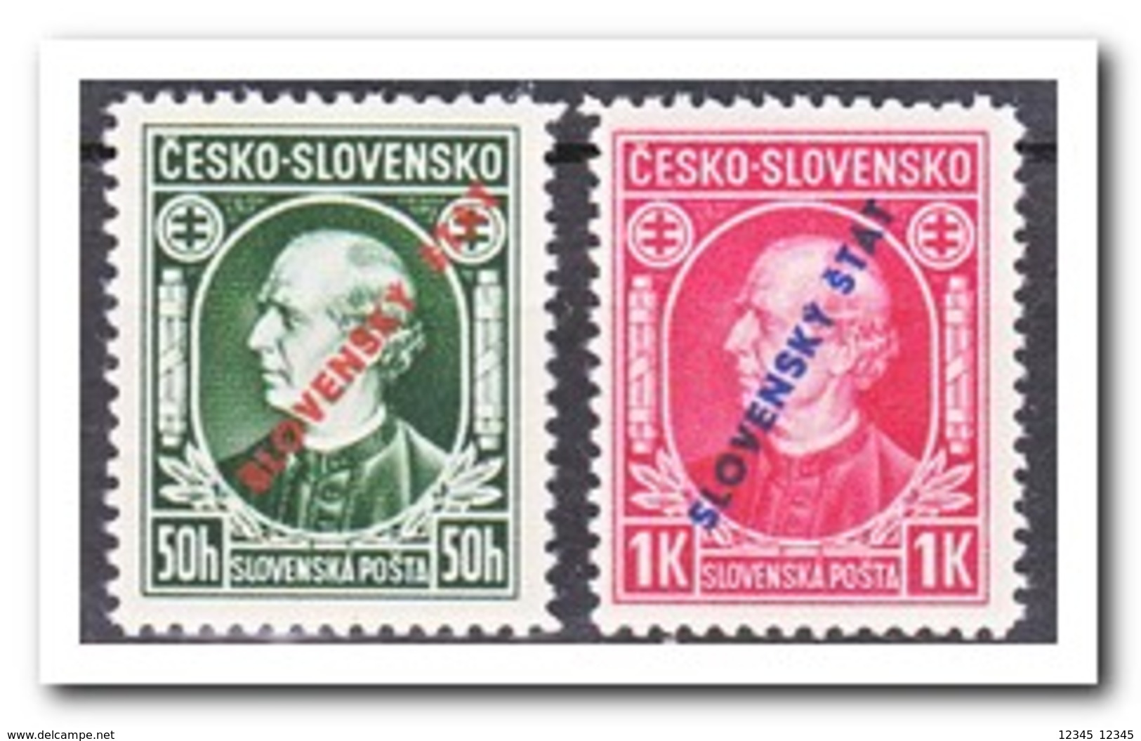 Slowakije 1939, Postfris MNH, Andrej Hlinka - Ungebraucht