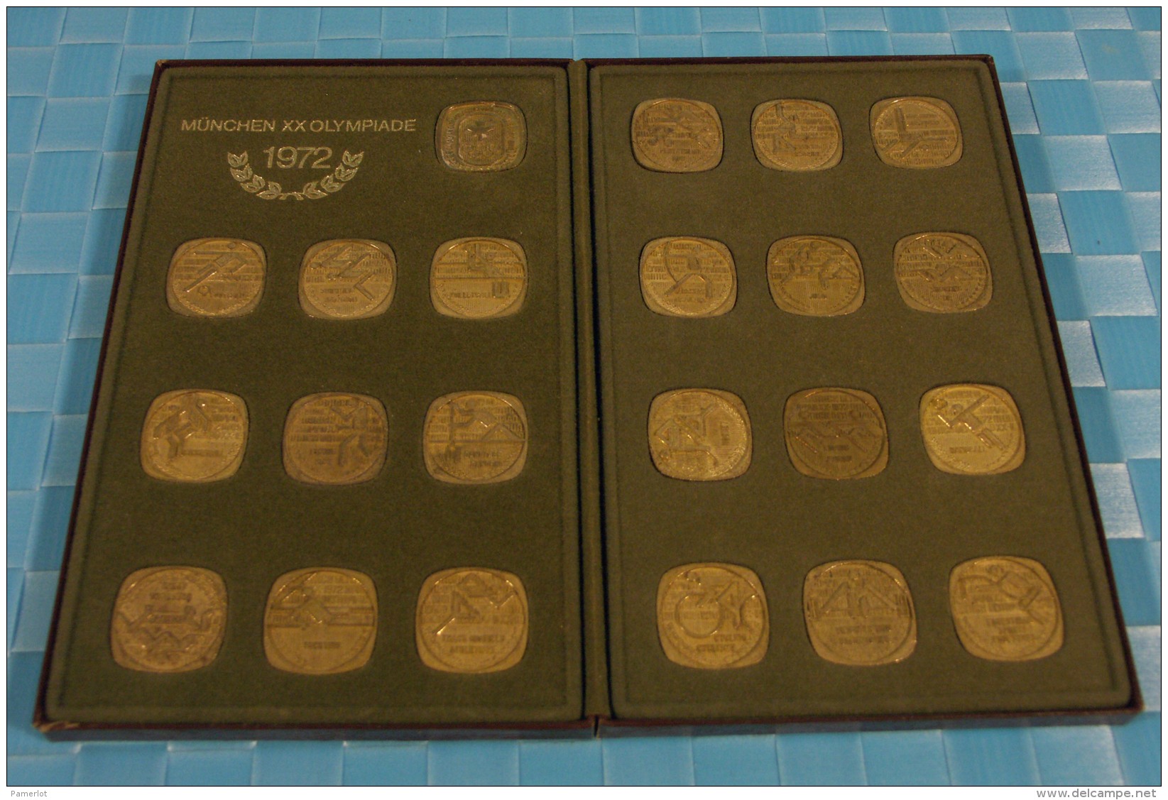 Souvenir 22 Medal Sport 1972 MUNICH OLYMPICS TOKEN CANADIAN OLYMPIC ASSOCIATION, 12 Scans - Autres & Non Classés