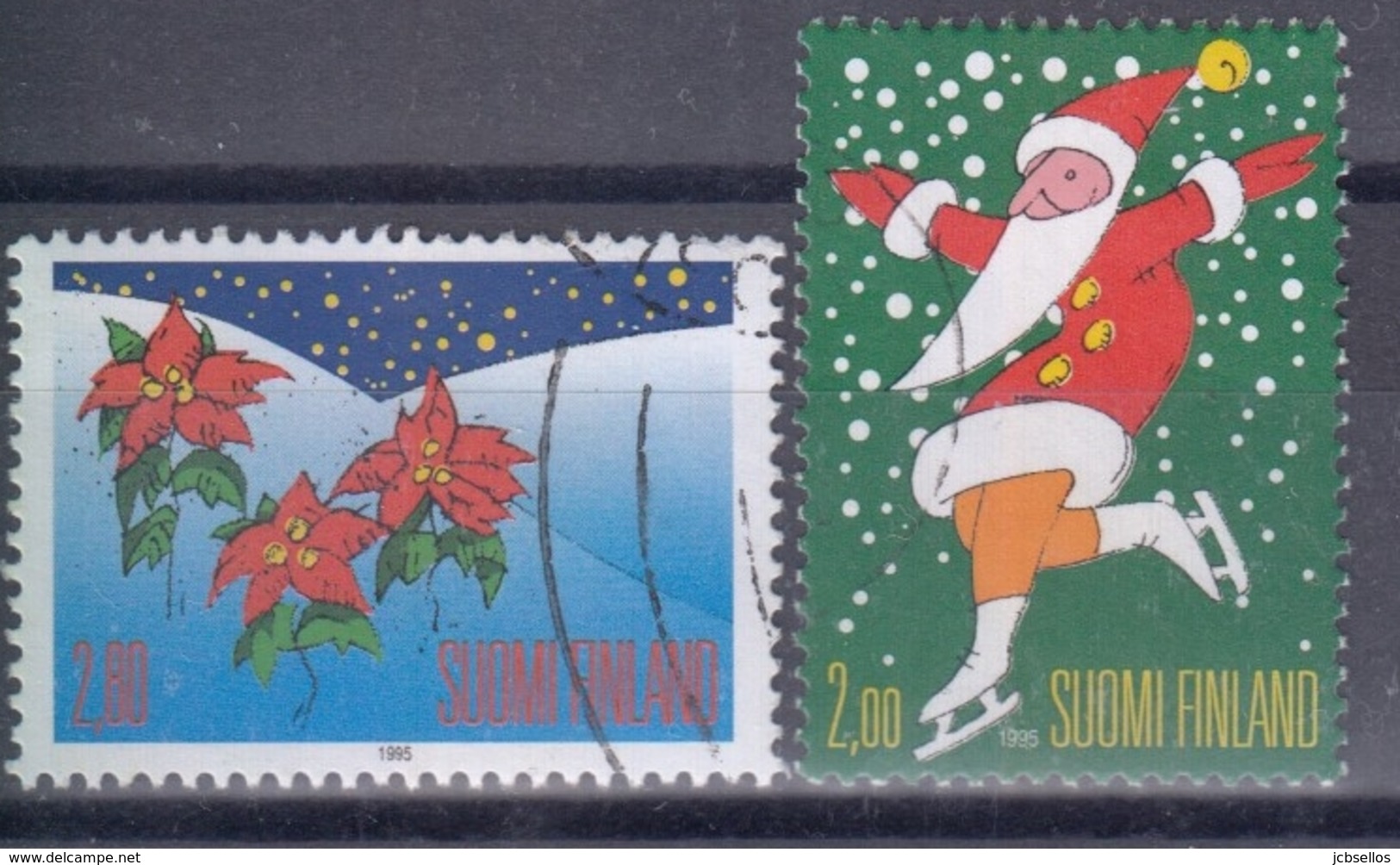 FINLANDIA 1995 Nº 1283/84 USADO - Oblitérés