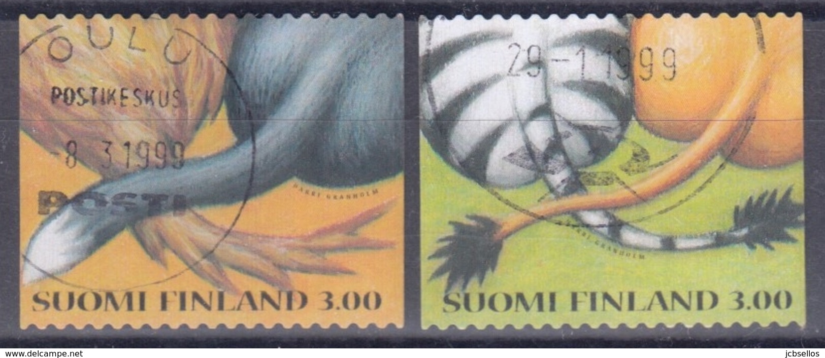 FINLANDIA 1999 Nº 1430/31 USADO - Usados
