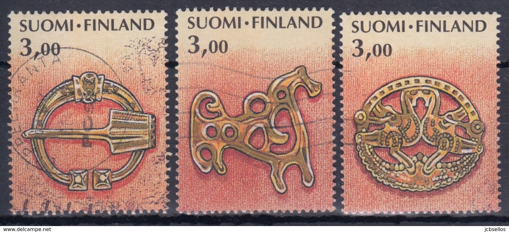 FINLANDIA 1999 Nº 1432/34 USADO - Usados