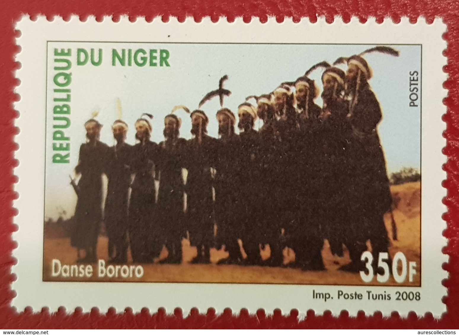 NIGER 2008 YT 1675 DANSE TRADITIONNELLE DANSES TRADITIONAL DANCE DANCES BORORO MNH (VERY RARE) - Niger (1960-...)