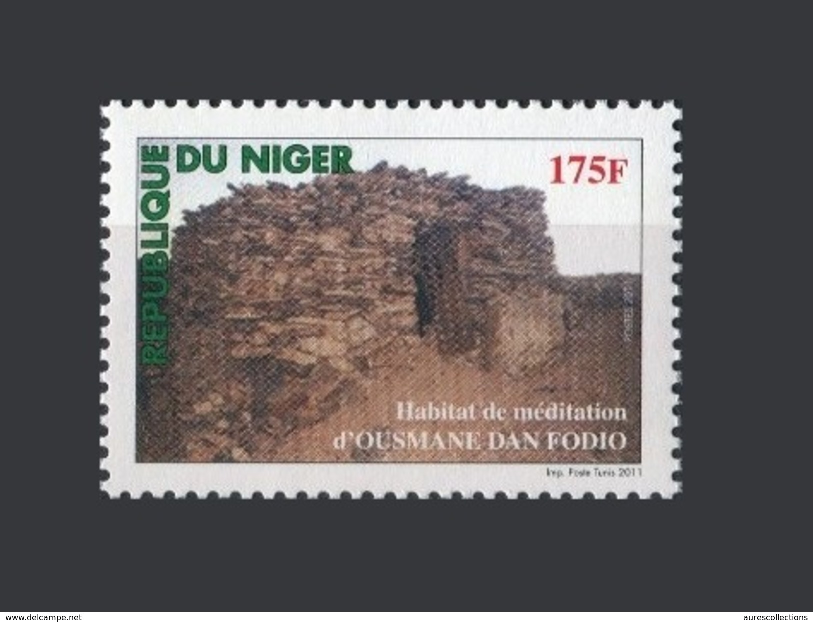 NIGER 2011 YT 1683 HABITAT DE MEDITATION OUSMANE DAN FODIO MNH (VERY RARE) - Niger (1960-...)