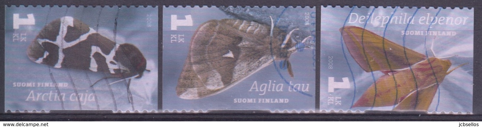 FINLANDIA 2008 Nº 1888/90 USADO - Used Stamps