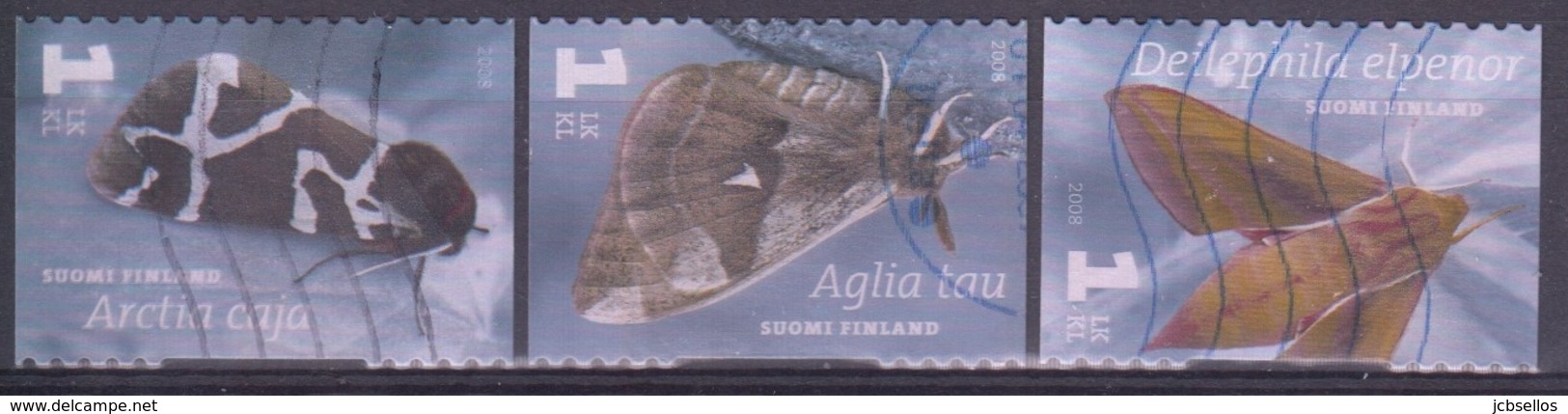 FINLANDIA 2008 Nº 1888/90 USADO - Usados