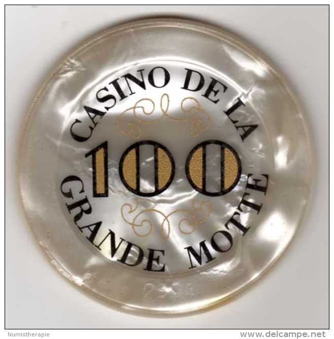 Casino De La Grande Motte : Jeton De 100 Francs - Casino