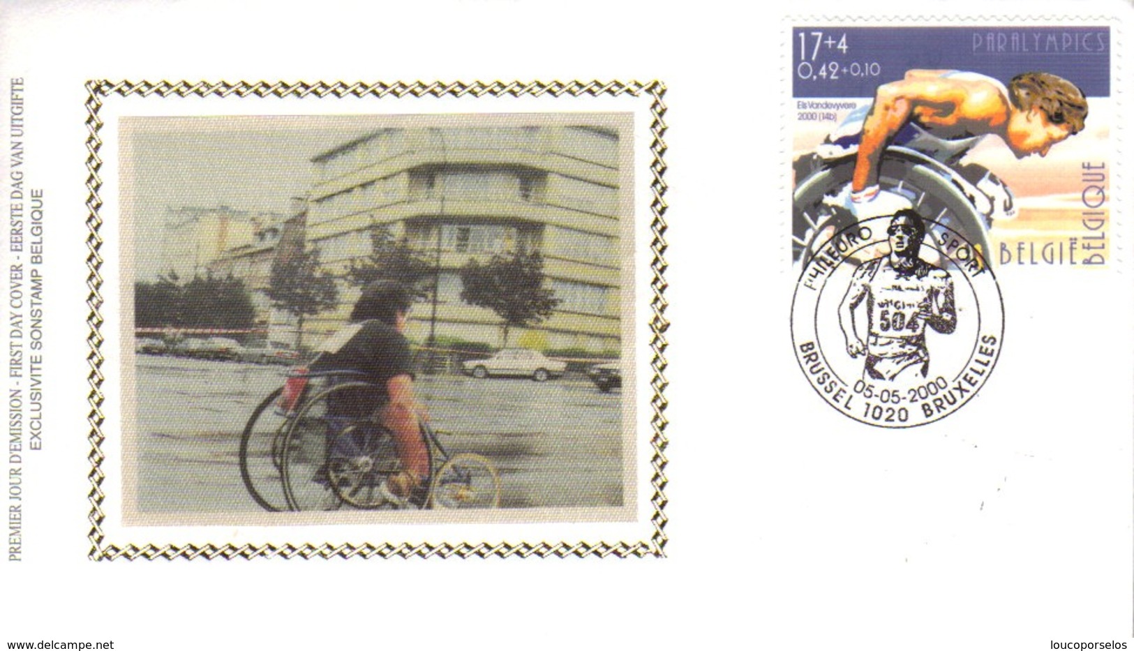 01478 Bélgica Fdc 2906/08 Jogos Olímpicos Paraolimpíadas - 1991-2000