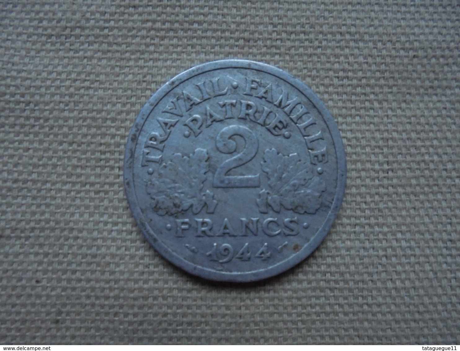 Ancien - Pièce De 2 Francs Bazor Etat Français 1944 B - Other & Unclassified