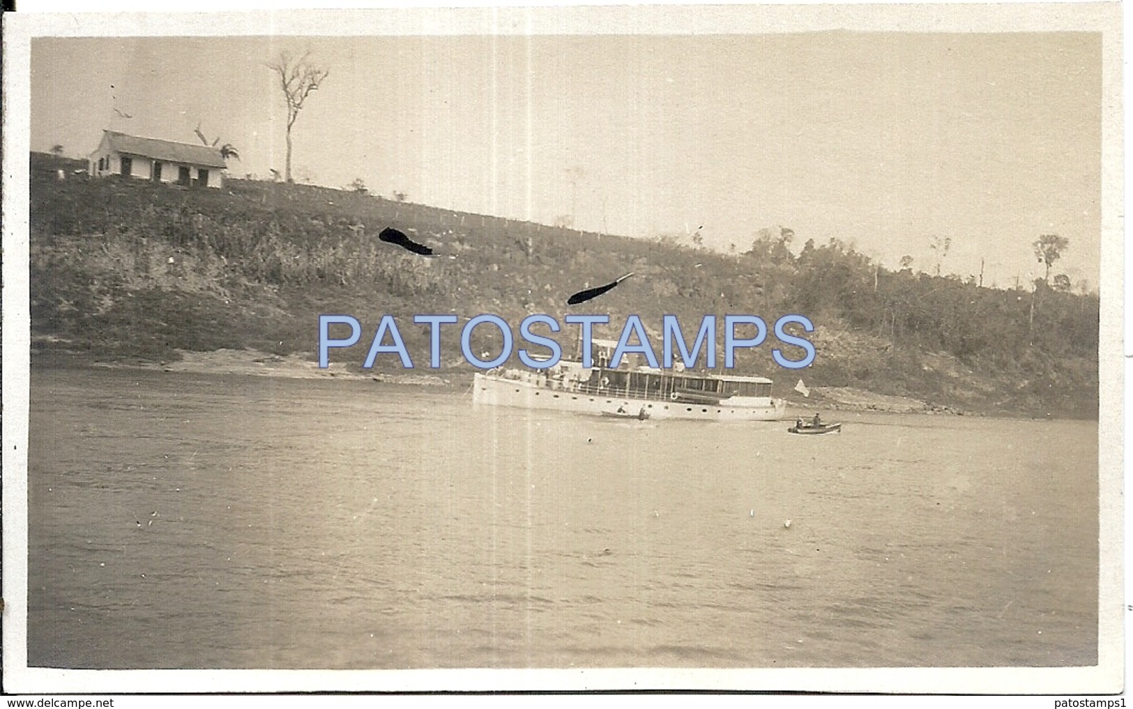 68987 ARGENTINA CHACO RESISTENCIA VISTA PARCIAL & SHIP POSTAL POSTCARD - Argentina