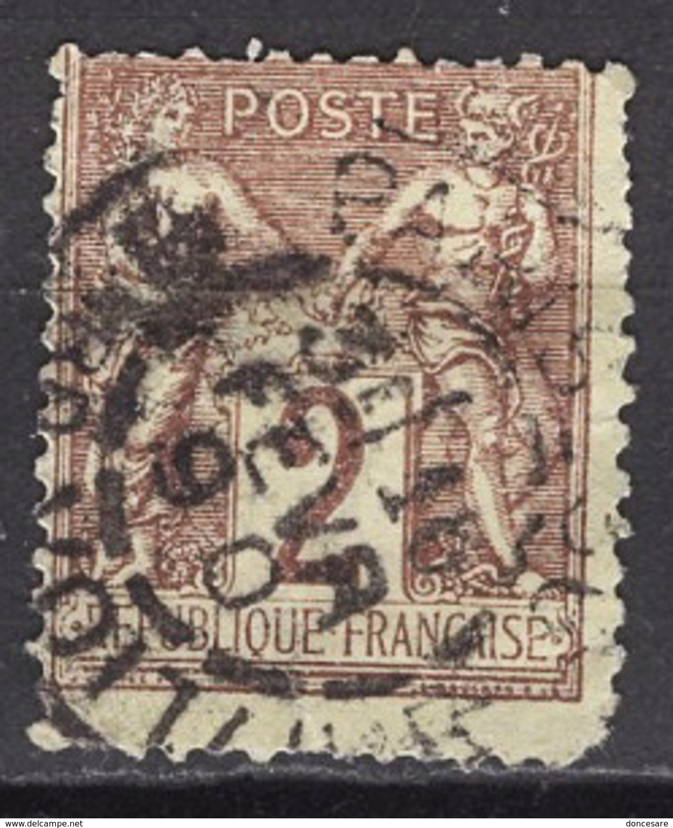 FRANCE 1877/1900 -  Y.T. N° 85 - OBLITERE - - 1876-1898 Sage (Type II)