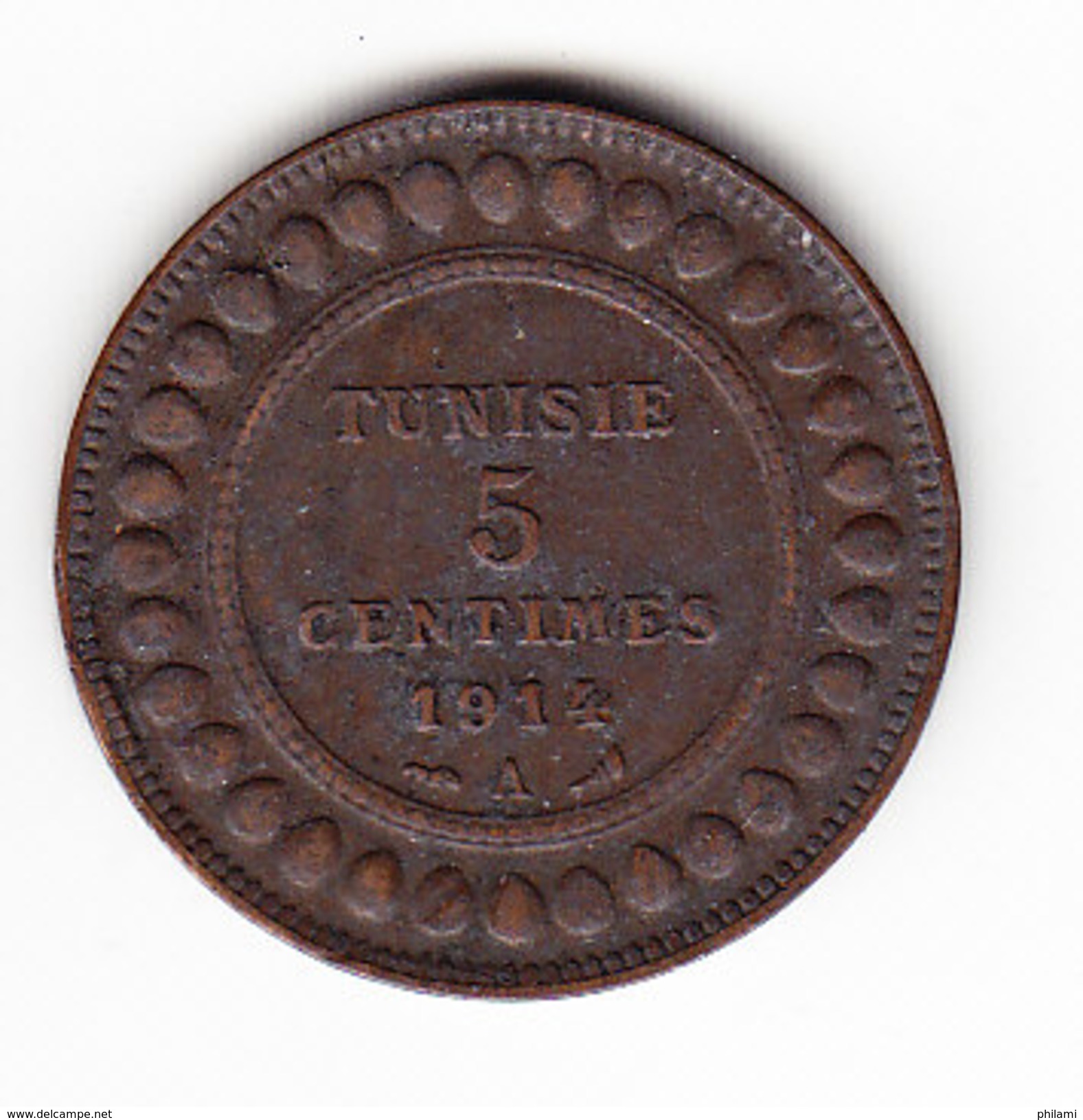 TUNISIE KM 235, 1914, 5ct.  (3SP3) - Tunisie