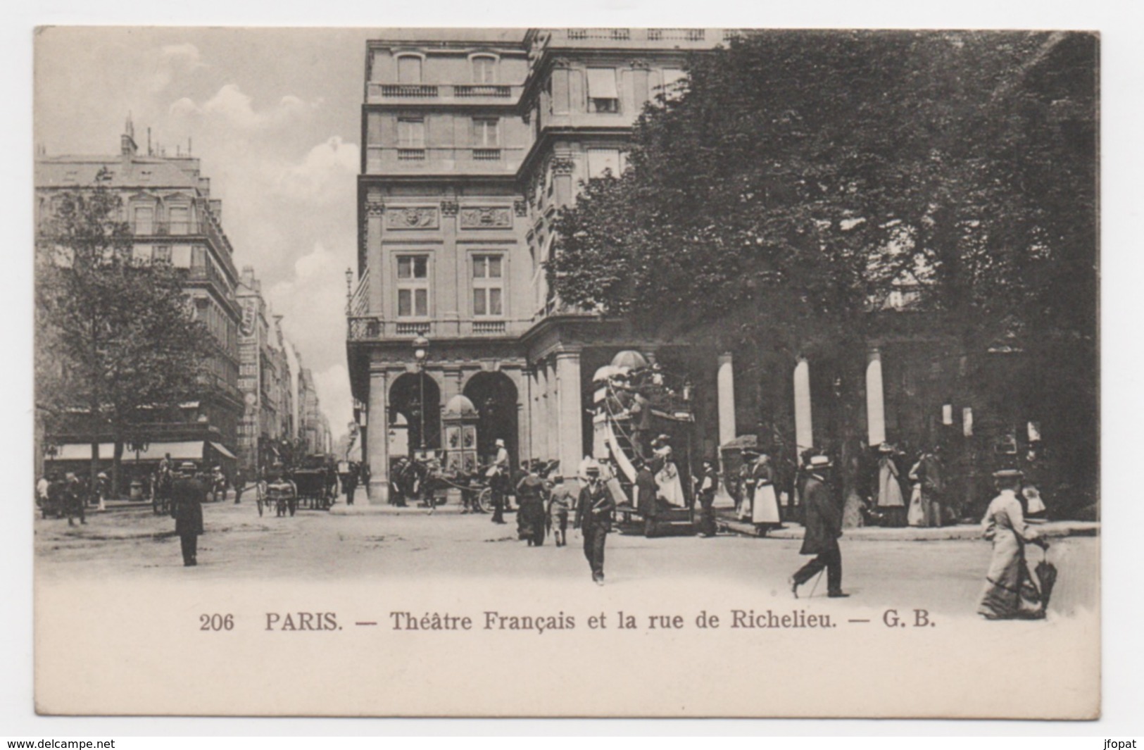 75 PARIS - 1er, Théâtre Français Et Rue De Richelieu (voir Descriptif) - Arrondissement: 01