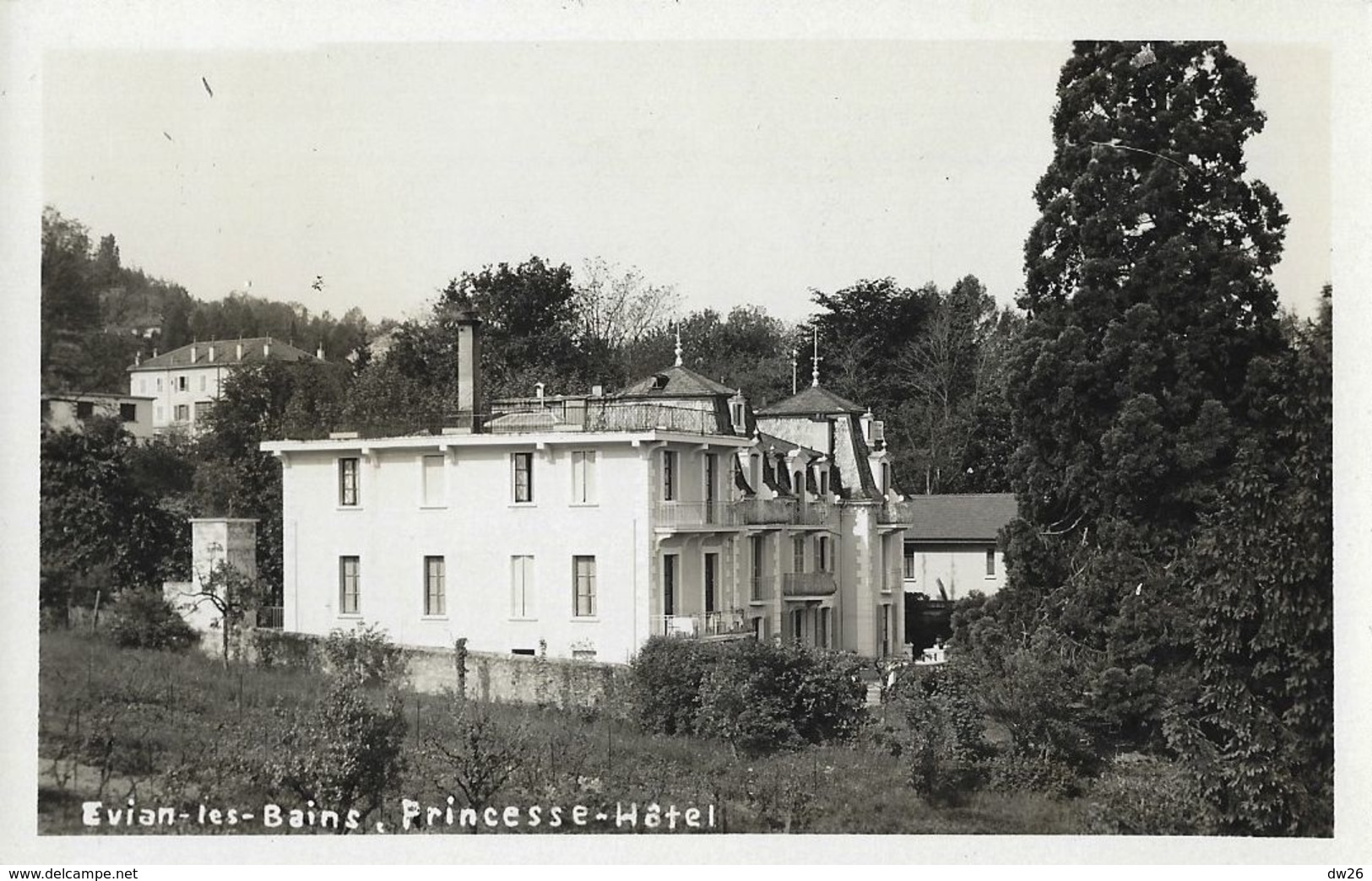 Evian-les-Bains - Princesse Hôtel - Carte Photo Non Circulée - Alberghi & Ristoranti