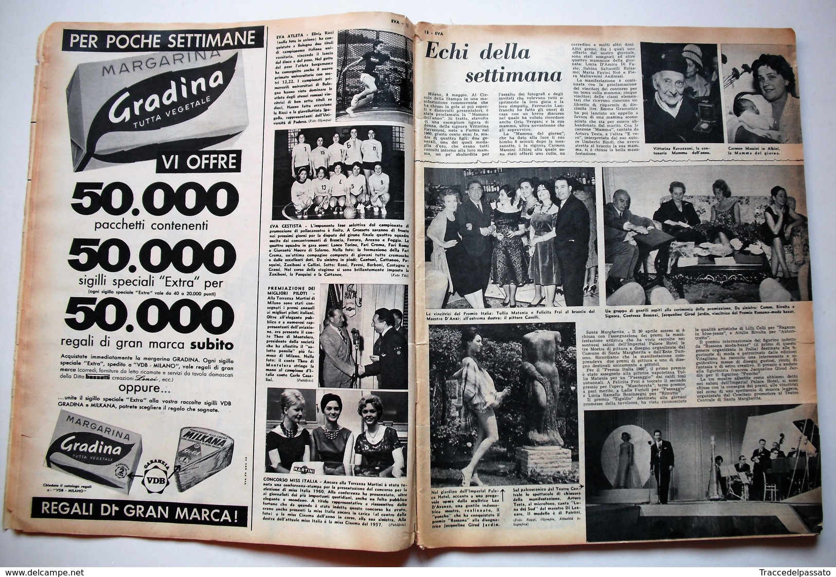 EVA - ITALIAN MAGAZINE - MARRIAGE OF PRINCESS MARGARET WITH TONY ARMSTRONG SNOWDON EARL - ORIGINAL MAY 1960 - Other & Unclassified
