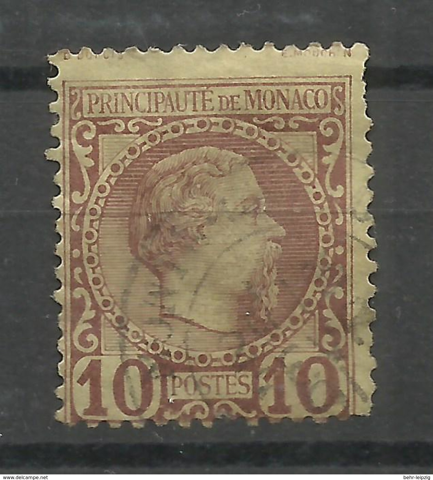 Monaco 4 " 10 C-Briefmarke Aus Dem Satz 1-10 Mit Abbild Von Fürst Charles III" Mi.-Kat.:42,00 - Neufs