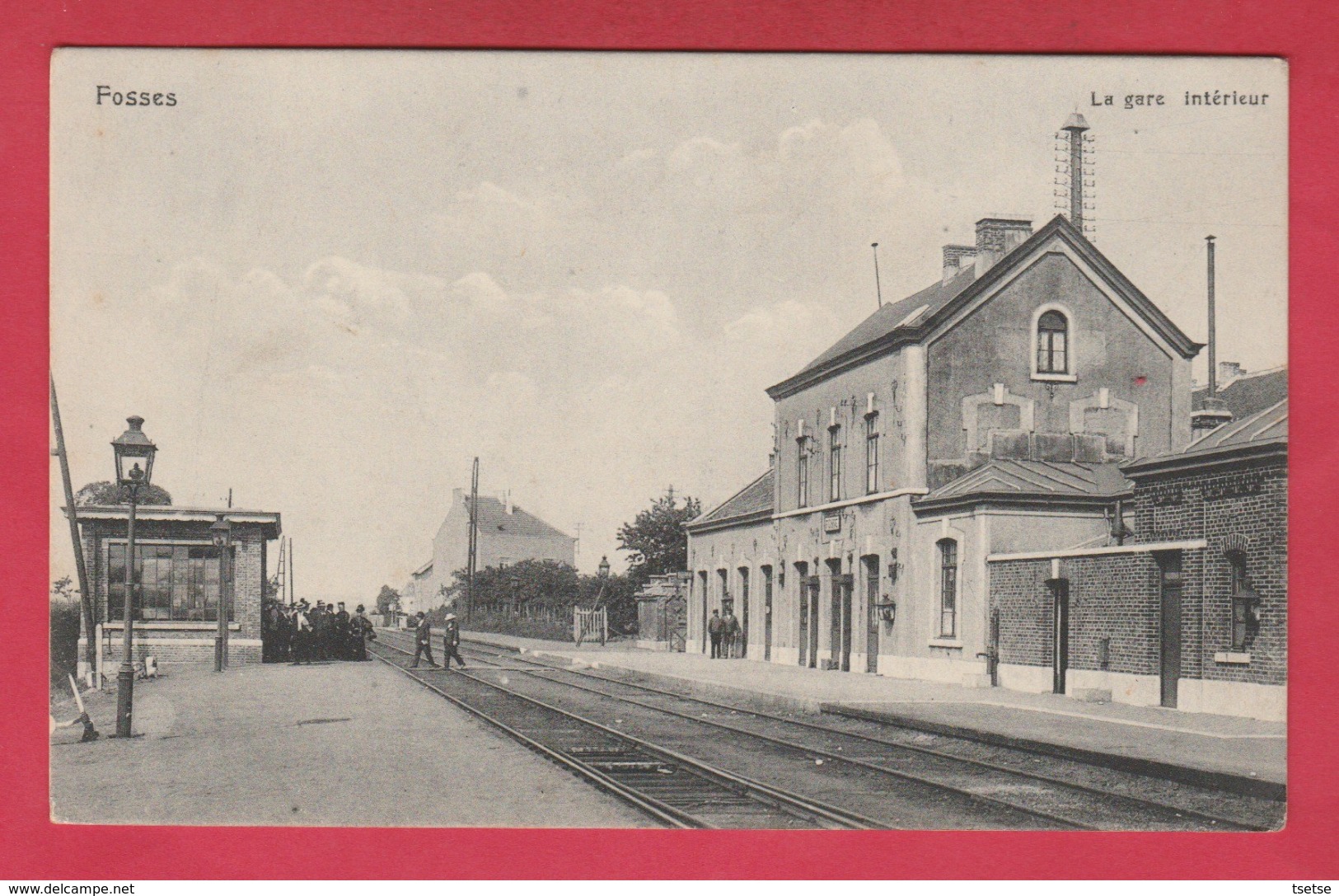 Fosses - Intérieur De La Gare ( Voir Verso ) - Fosses-la-Ville