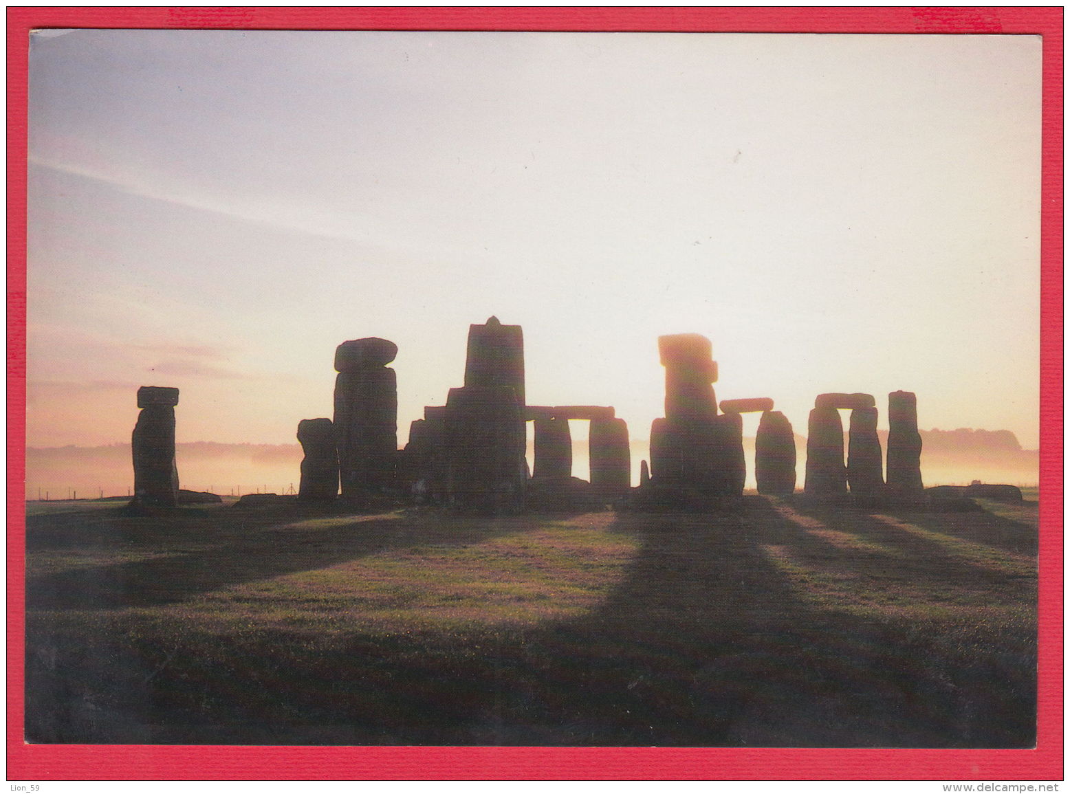 218899 / Stonehenge Rocks Wiltshire - GIANTS AGLOW IN MIDSUMMER SUNRISE , ENGLAND - Stonehenge