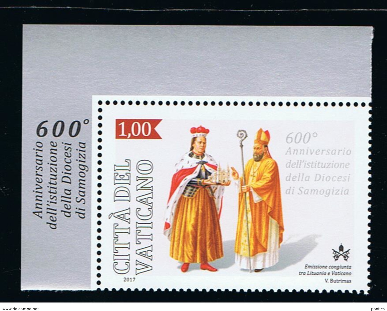 2017 - VATICAN - VATICANO - VATIKAN - S11F - MNH SET OF 1 STAMP  ** - Nuovi