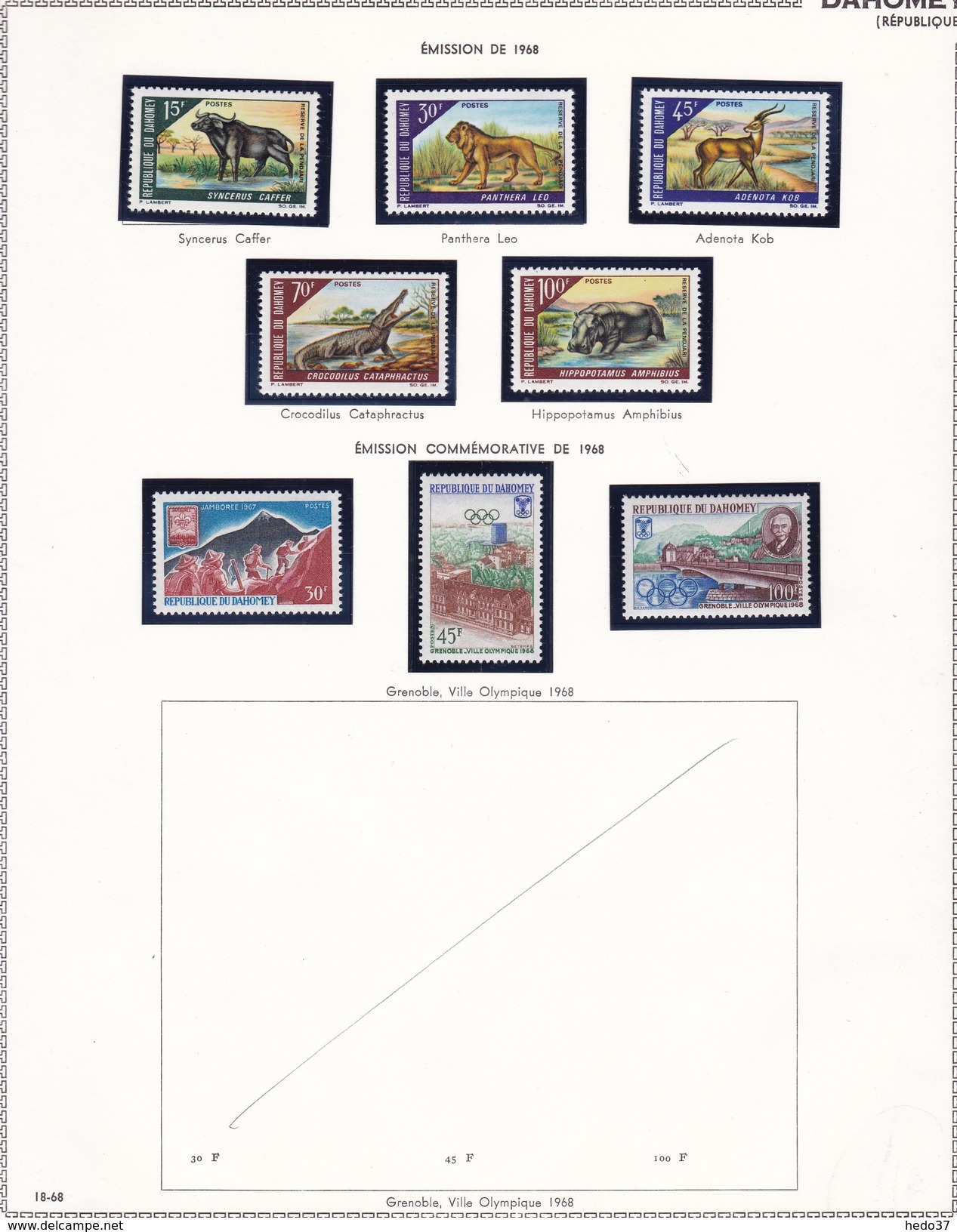 Dahomey - Collection Vendue Page Par Page - Timbres Neufs ** - BF * - TB - Autres - Afrique