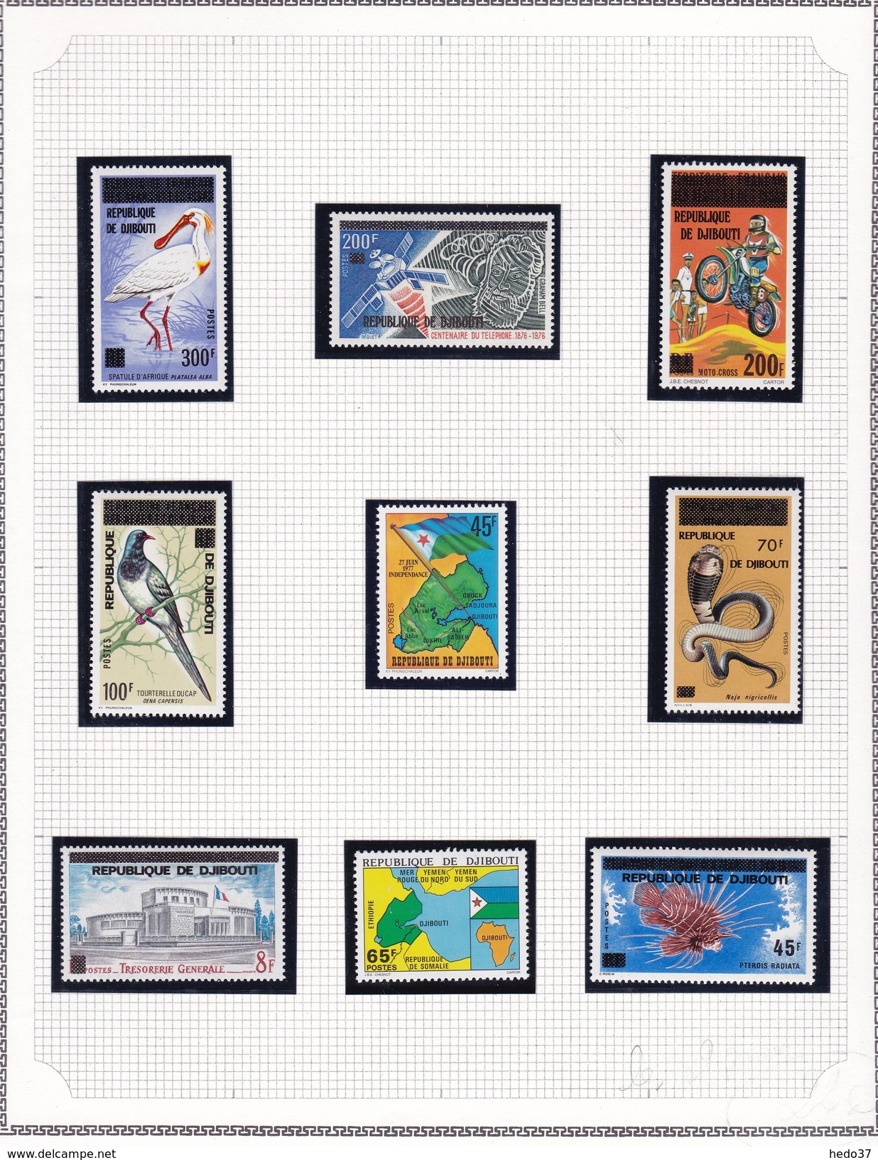 Djibouti - Collection Vendue Page Par Page - Timbres Neufs **/* - TB - Djibouti (1977-...)