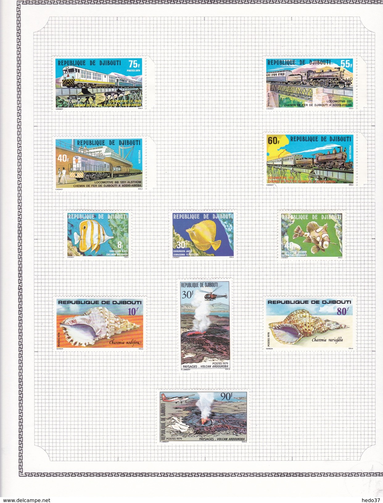 Djibouti - Collection Vendue Page Par Page - Timbres Neufs **/* - TB - Djibouti (1977-...)