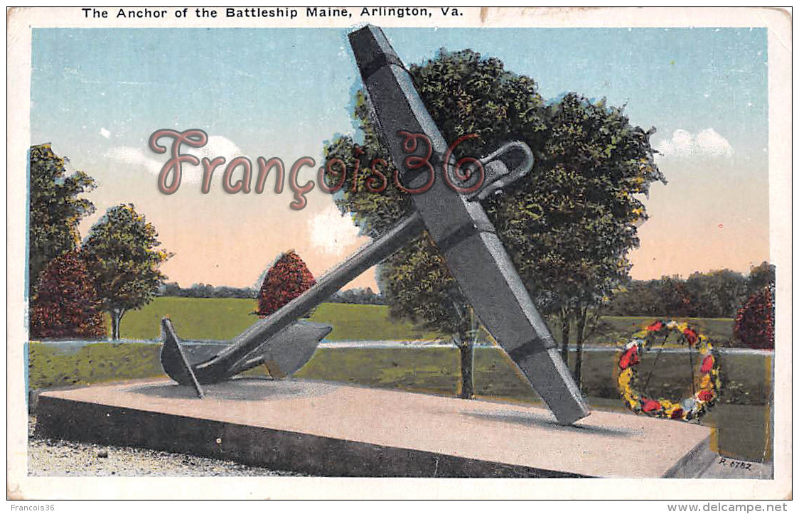 The Anchor Of The Battleship Maine - Arlington - VA Virginia - Arlington