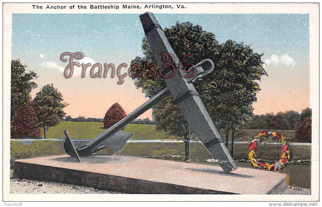 The Anchor Of The Battleship Maine - Arlington - VA Virginia - Arlington