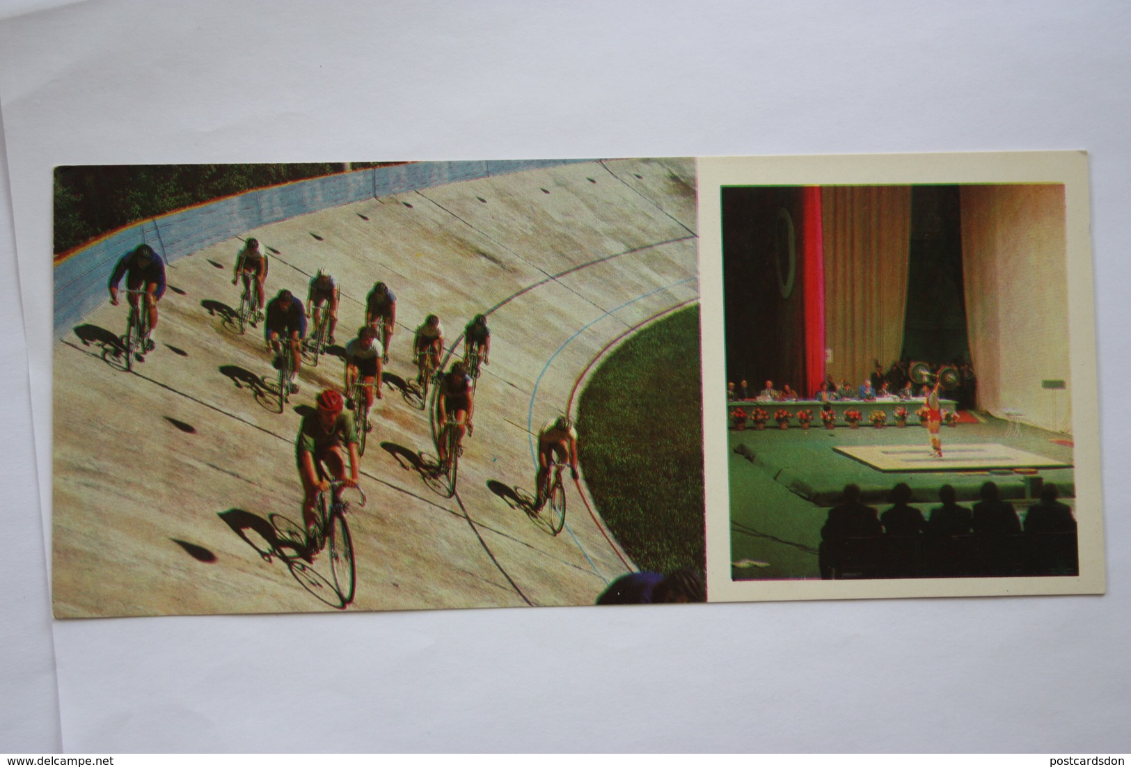 Ukraine. Kiev Velodrome AVANGARD. Track Cycling. Weightlifting Palace - Long Format 1980s - Haltérophilie