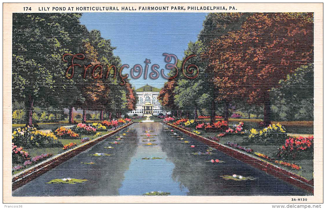 Lily Pond At Horticultural Hall - Fairmont Park - Philadelphia - PA Pennsylvania - Philadelphia