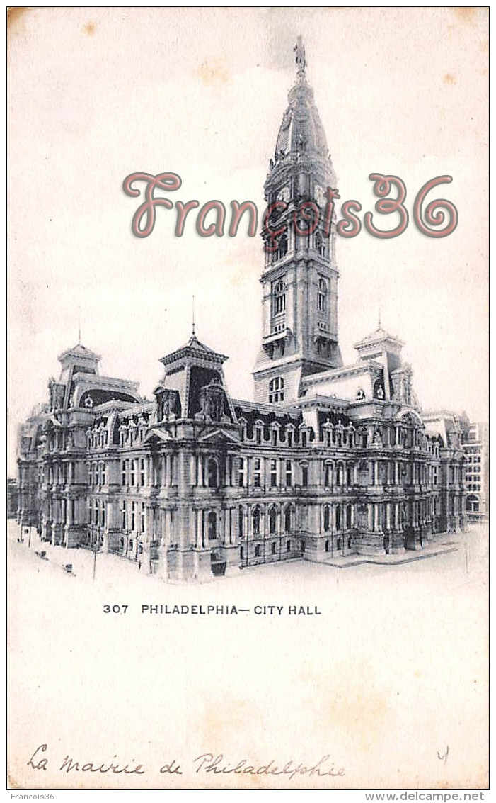 City Hall - Philadelphia - PA Pennsylvania - La Mairie - Philadelphia