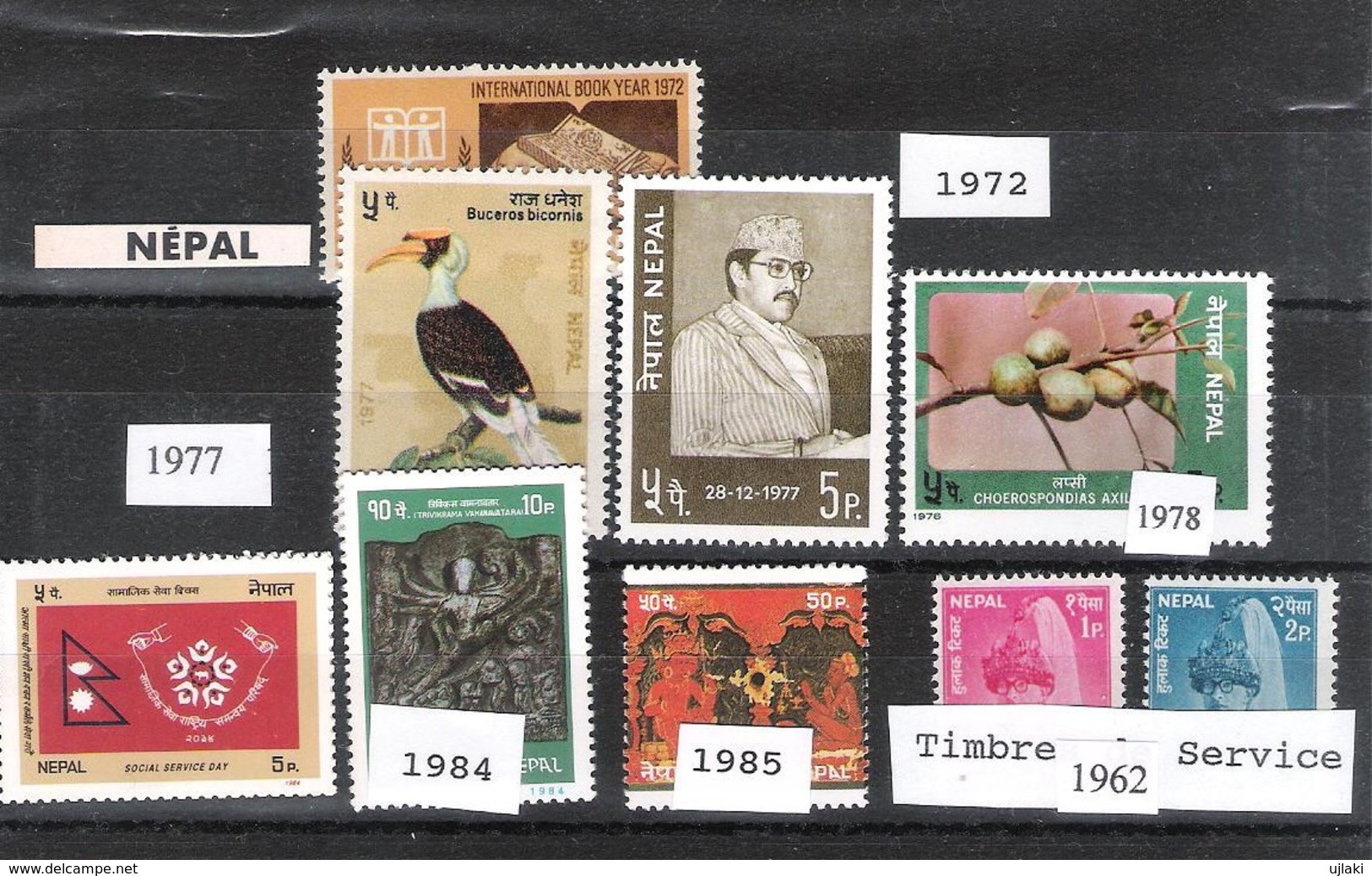 NEPAL:Lot De 9 TP Divers:poste,TS:  1972...1985 - Nepal