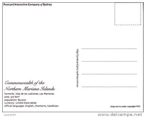 Map & Flag Of Northern Mariana Islands - Carte Des Iles De Nord Mariannes - Isole Marianne
