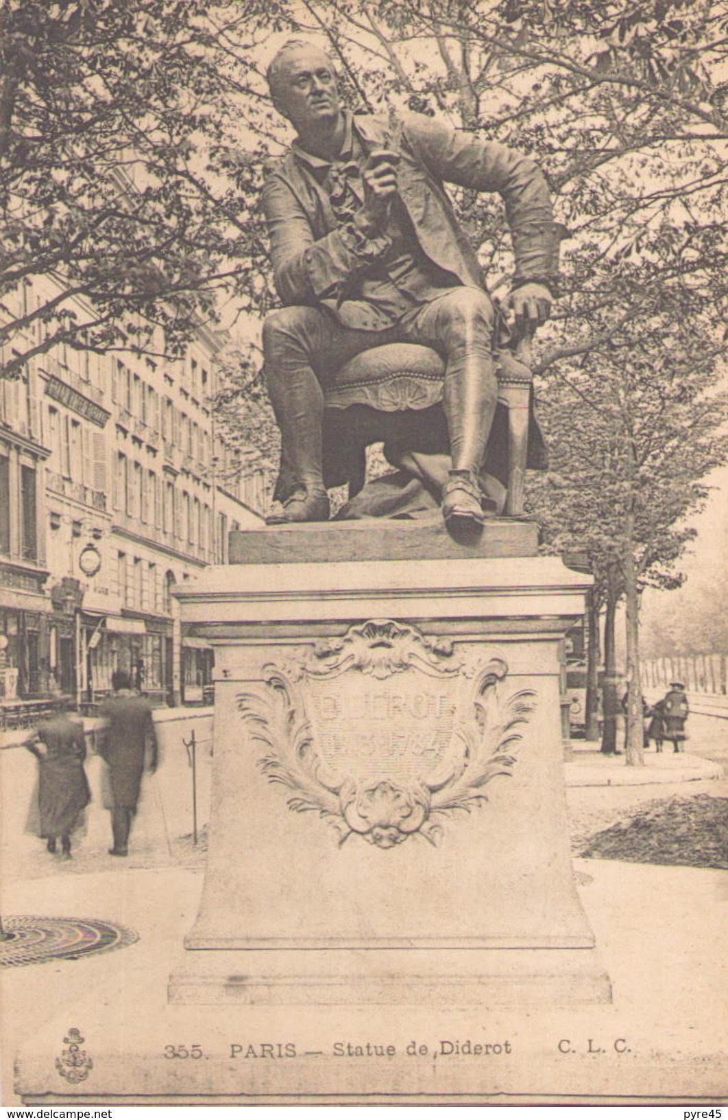 PARIS STATUE DE DIDEROT - Sculptures