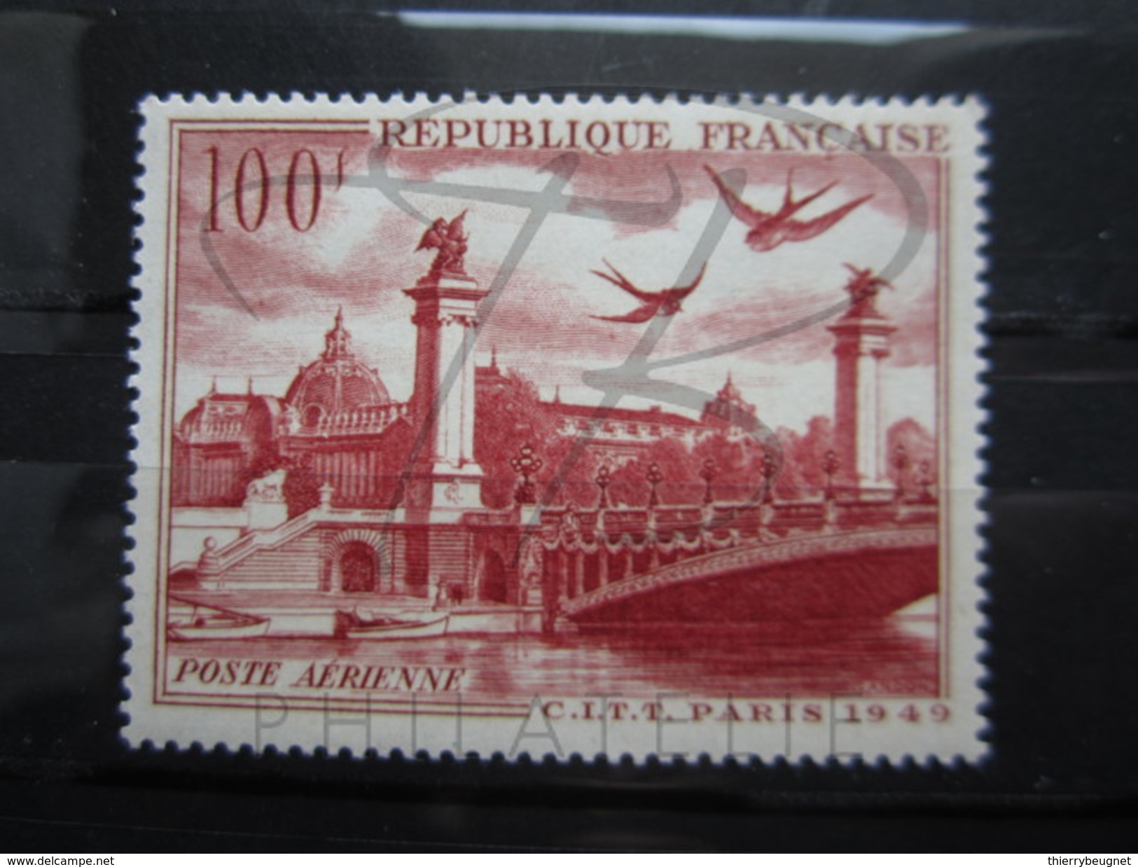 VEND BEAU TIMBRE DE POSTE AERIENNE DE FRANCE N° 28 , X !!!! - 1927-1959 Neufs