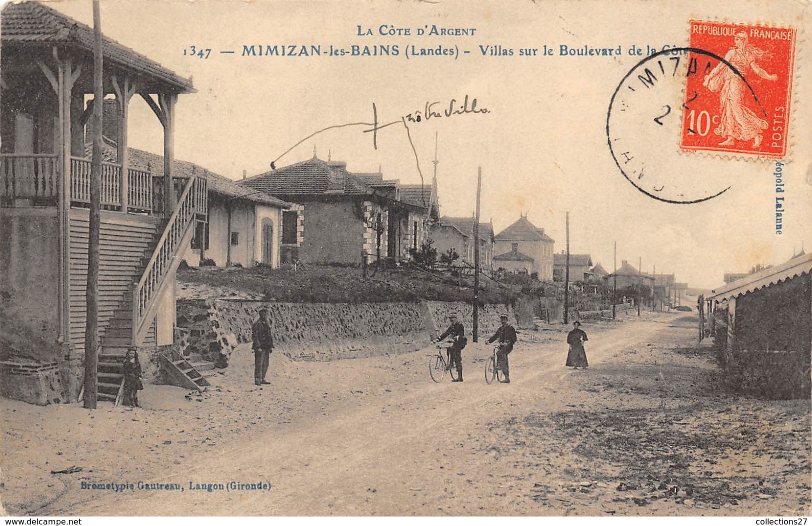 40-MIMISAN-LES-BAINS- VILLAS SUR LE BOULVARD DE LA CÔTE - Mimizan