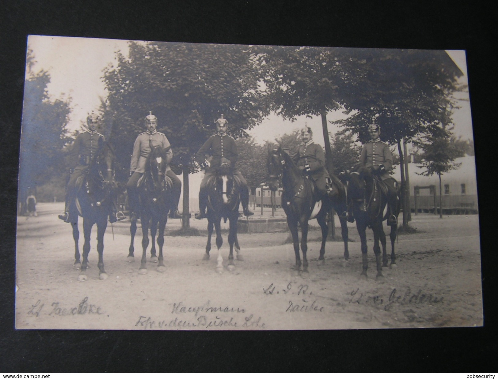Foto Uniform Reiter , Pickelhauben , 1907  Nach Borkum - Guerra 1914-18