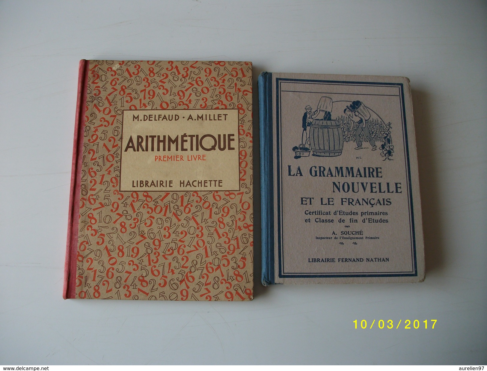 Arithmétique Premier Livre -la Grammaire Nouvelle- 15 Werterns-la Belle Amour - Lotti E Stock Libri