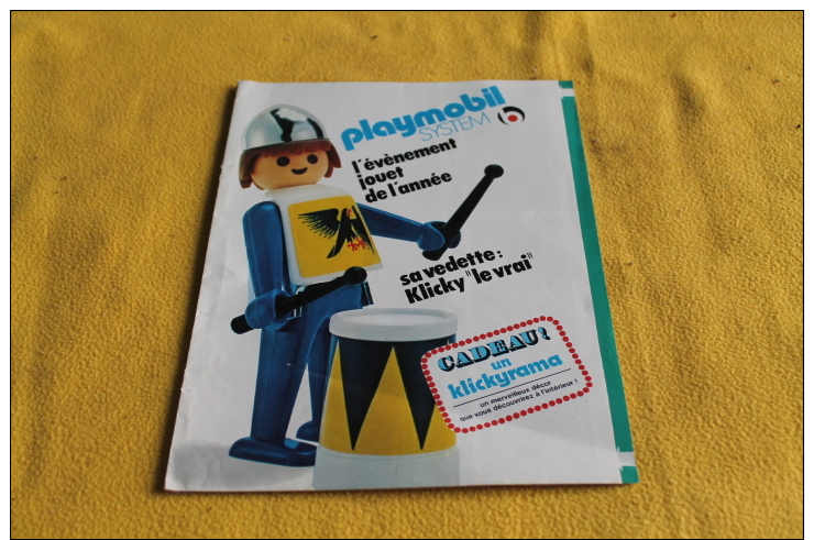 Vieille Publicité Playmobil - Publicités