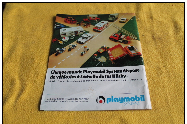 Vieille Publicité Playmobil - Publicités