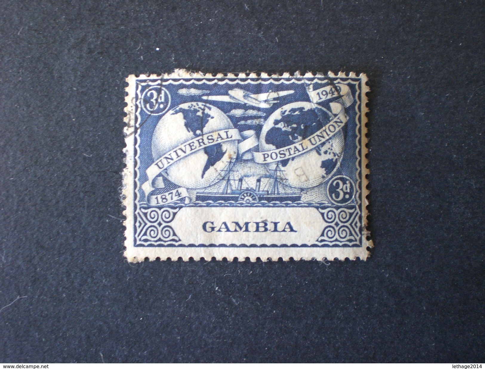 GAMBIE GAMBIA 1949 UPU - Gambia (...-1964)