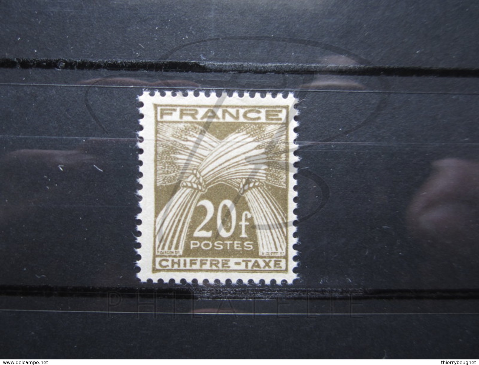 VEND BEAU TIMBRE TAXE DE FRANCE N° 77 , XX !!!! - 1859-1959 Mint/hinged