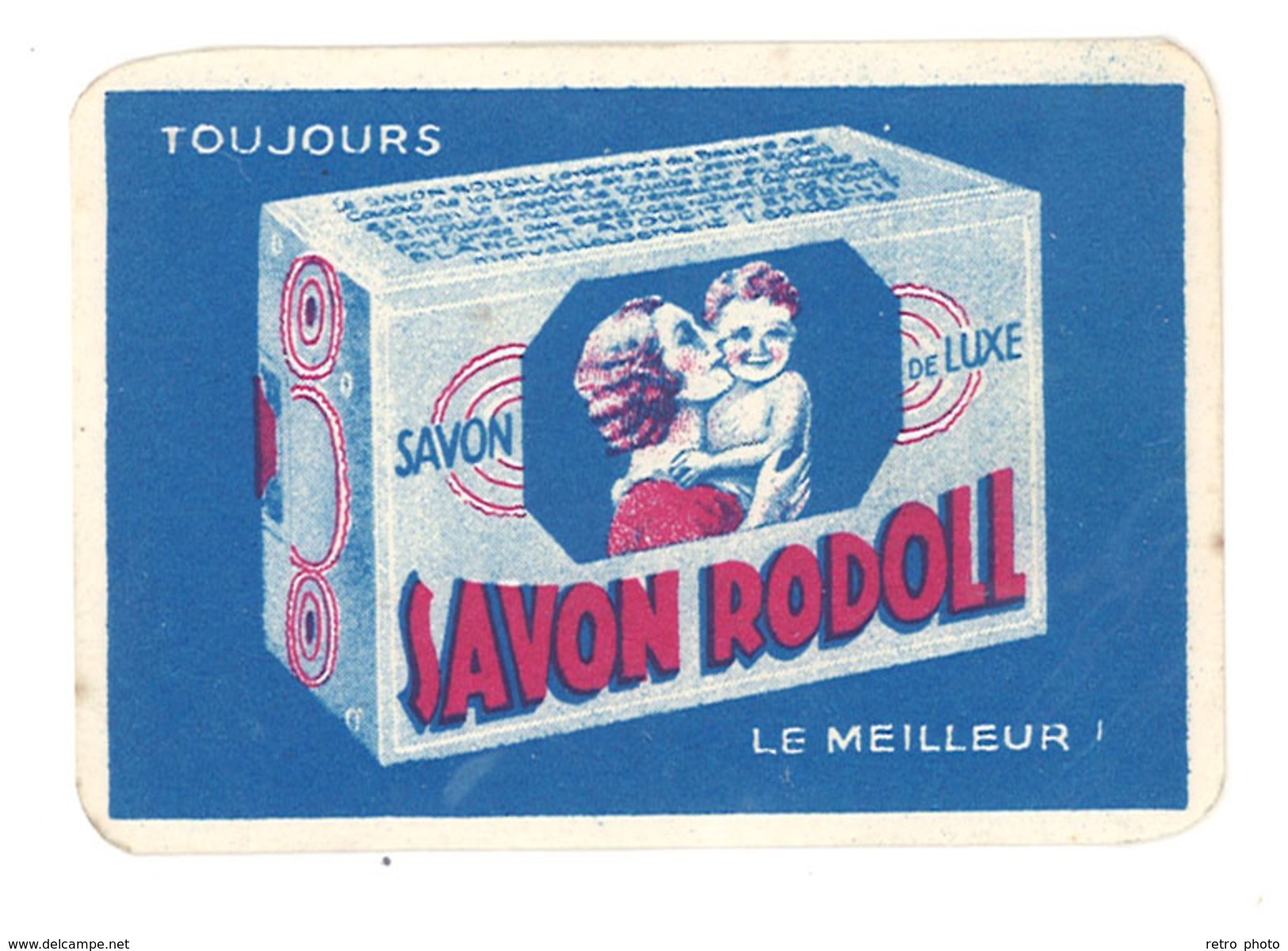 Carte Parfumée Parfum Savon Rodoll P. Giraud & Cie Pharmaciens Lyon-Oullins - Anciennes (jusque 1960)