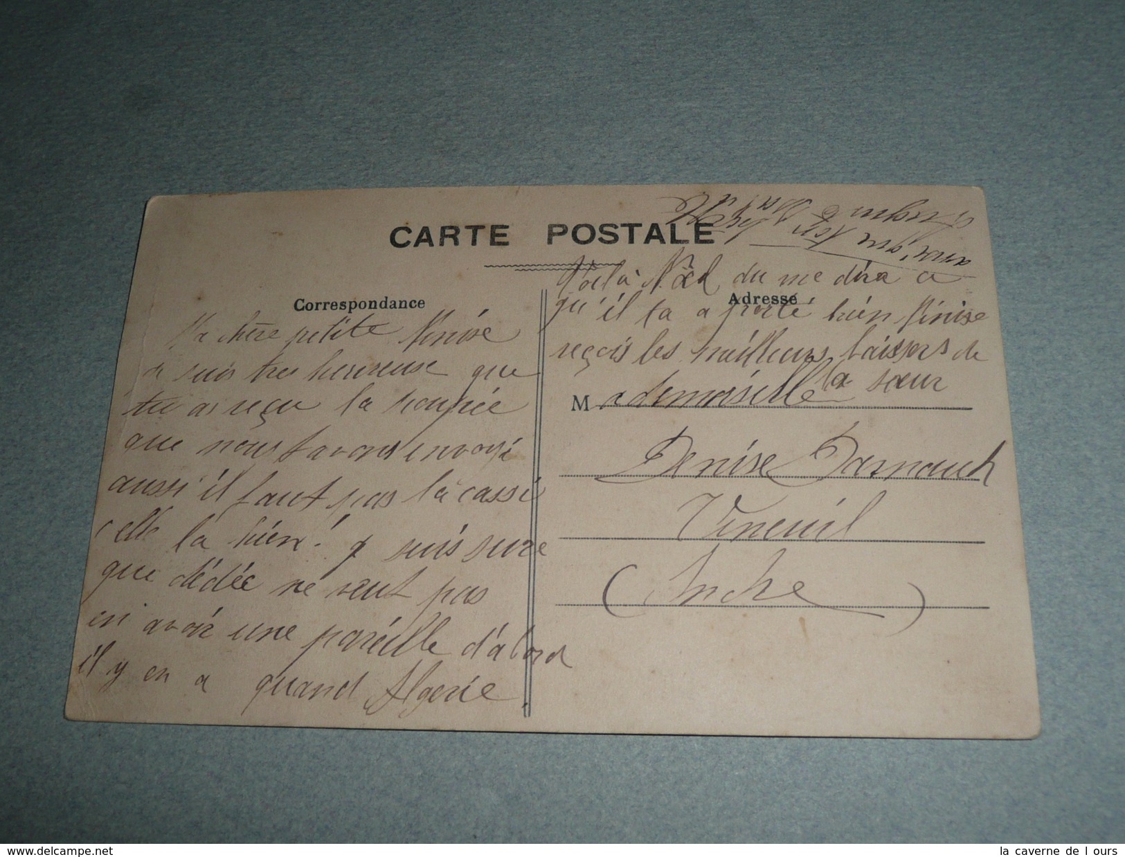 Rare CPA 191?, Carte Postale, Algérie, Tiaret, Quartier De La Remonte, Animée D'un Groupe D'enfants - Tiaret