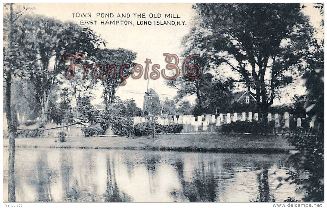 Town Pond And The Old Mill - East Hampton - Long Island - NY New York - Long Island