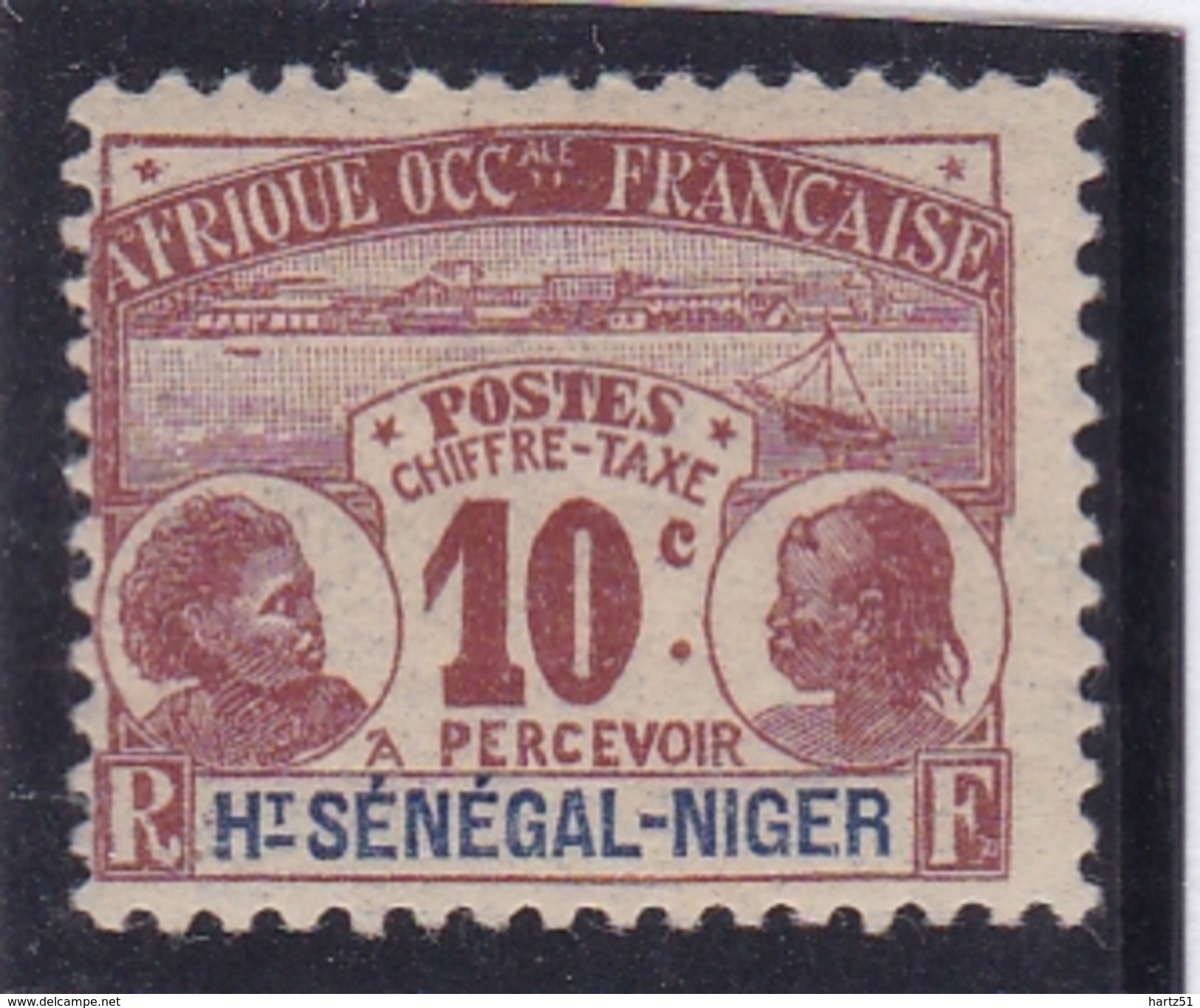 Haut Sénégal Et Niger Taxe N° 2 Neuf * - Unused Stamps