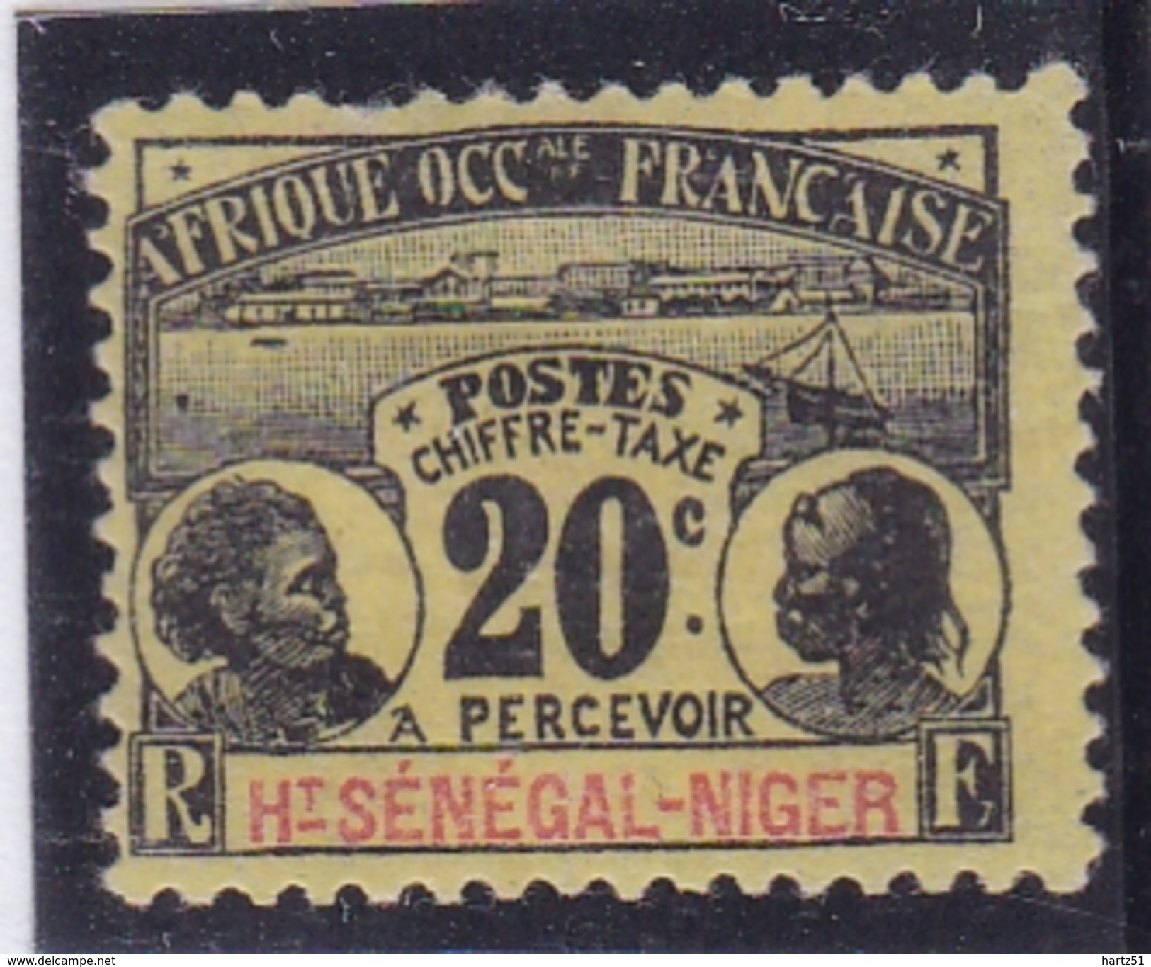 Haut Sénégal Et Niger Taxe N° 4 Neuf * - Unused Stamps