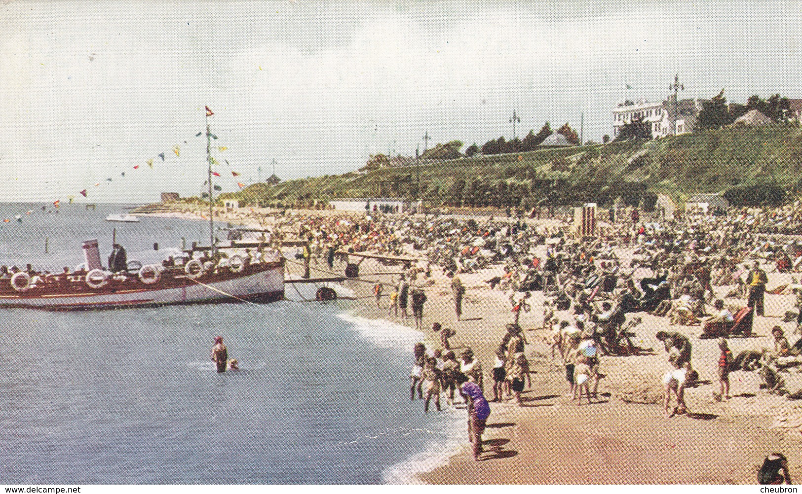 ANGLETERRE. CLACTON ON SEA. WEST CLIFF SANDS. ANNÉE 1952 + TEXTE - Clacton On Sea