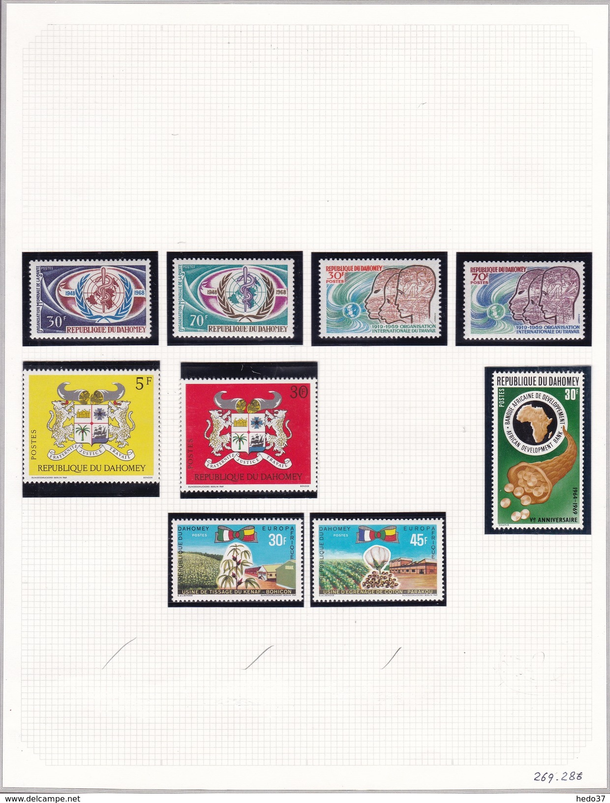 Dahomey - Collection Vendue Page Par Page - Timbres Neufs ** Sans Charnière - TB - Autres - Afrique