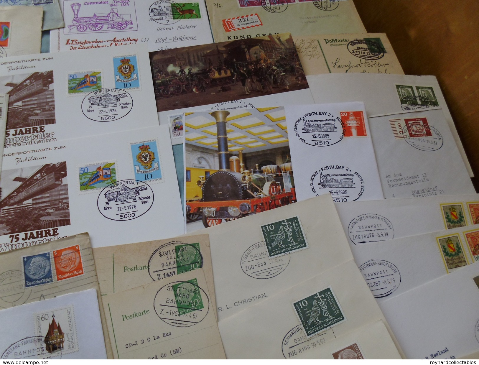 Germany large collection covers/cards TPO/Railway Bahnpost covers/cards+ (550 items!!) 1890s-2000s